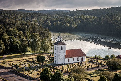 fjärås flygfoto kyrka gällinge västragötaland sverige swe