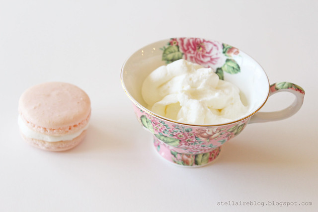 rose water whipped cream