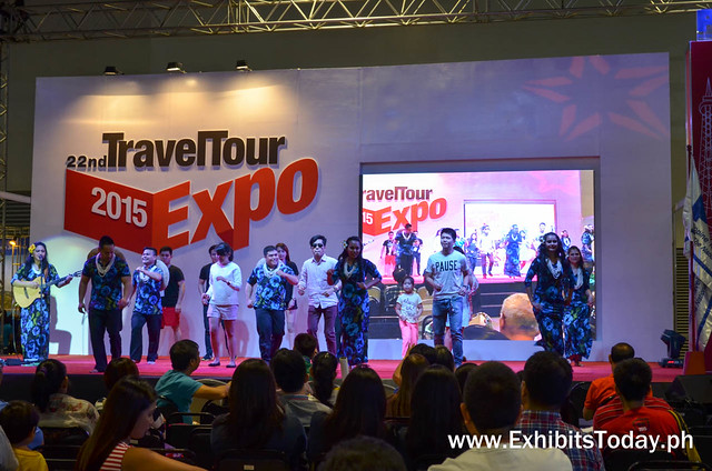 Activity at the 22nd Travel Tour 2015 Expo stage 
