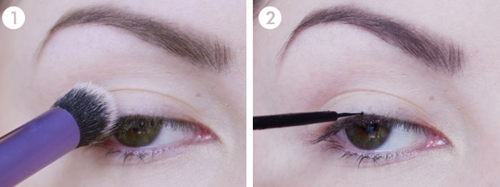perfect cat eye liner liquid eyeliner tutorial 1