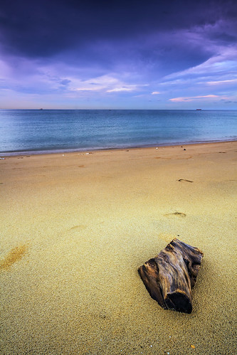 beach dusk malaysia azizi minimalist terengganu kerteh kemaman canoneos60d wanazizi