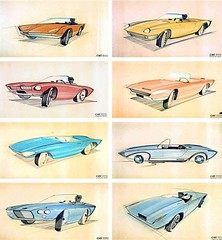 1963 Studebaker Avanti sketches