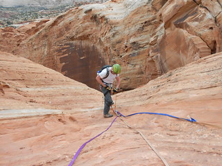 Mike Rigging His Rappel for Wife 3