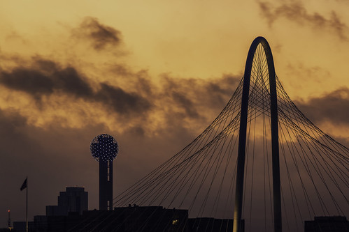 bridge orange usa silhouette architecture sunrise photography photo dallas texas photographer unitedstates image fav50 nopeople fav20 cables photograph calatrava 100 february fav30 f71 santiagocalatrava fineartphotography reuniontower 200mm architecturalphotography 2015 dallascounty colorimage commercialphotography fav10 fav100 fav40 fav60 architecturephotography 04sec fav90 ef200mmf28liiusm fav80 fav70 margarethunthillbridge margarethuntbridge mabrycampbell santiagocanatrava 20150208h6a3207 february82015