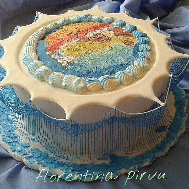 Gravity Royal Icing by Florentina Pirvu of Cake design by florentina