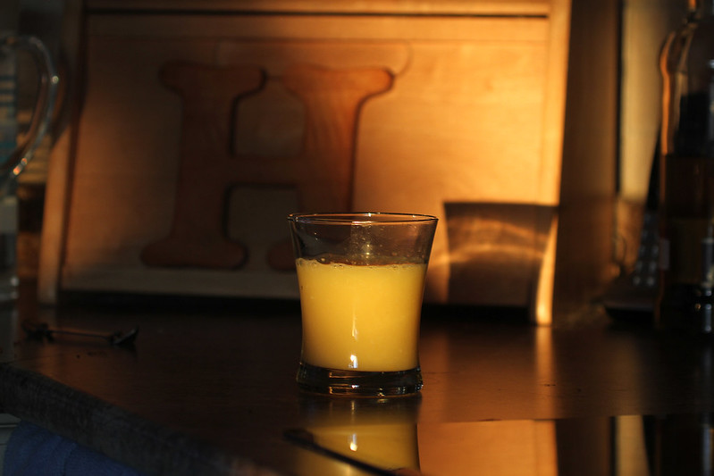 orange juice morning