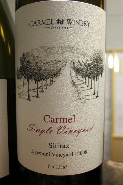 Carmel Winery 2008 Carmel Single Vineyard Shiraz