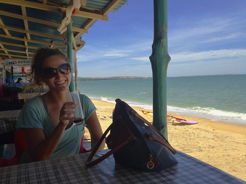 Enjoying a coffee just off the beach in Mui Ne