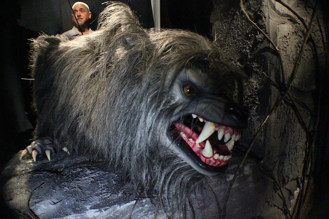 An American Werewolf in London lights-on at Universal Orlando