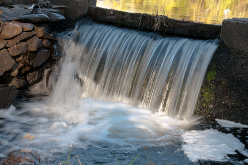 autumn waterfall massachusetts