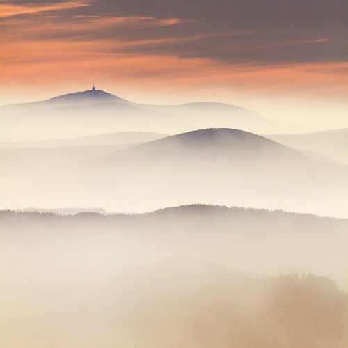 autumn sunset mountain mountains nature colors sunshine weather fog season square outdoors landscapes day view place fineart hill poland sunny naturereserve czechrepublic beskydy skrzyczne canon5dmarkii moraviansilesianregion instagram lysáhora