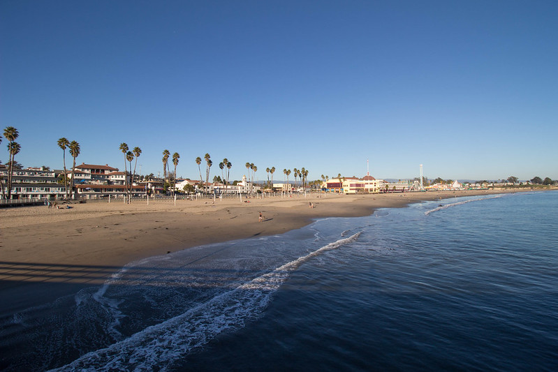 Sant Cruz beach, California