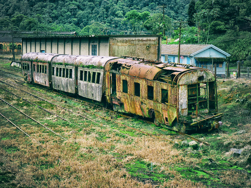 Tren abandonado