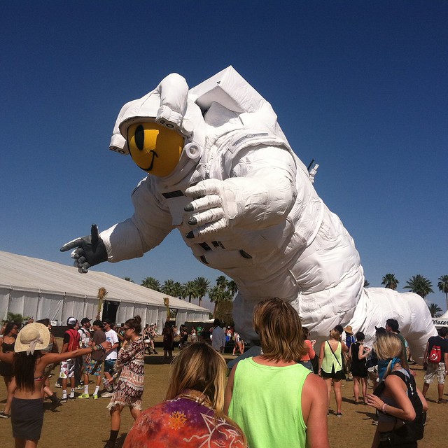 Coachella astronaut