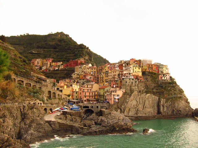 Manarola, one of the colorful Cinque Terre villages