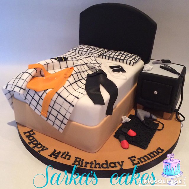 Messy Bed Themed Cake by Sarka Maslova of Sarka's cakes