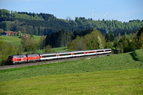 sbb ec allgäu 218 eurocity baureihe218 wildpoldsried allgäubahn 218440 218437 kbs970 günzach