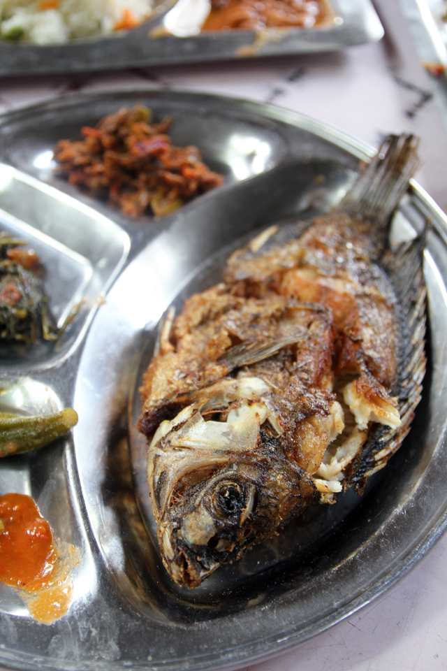 Deep fried sato fish