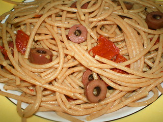 Spaghetti with Sun-Dried Tomatoes