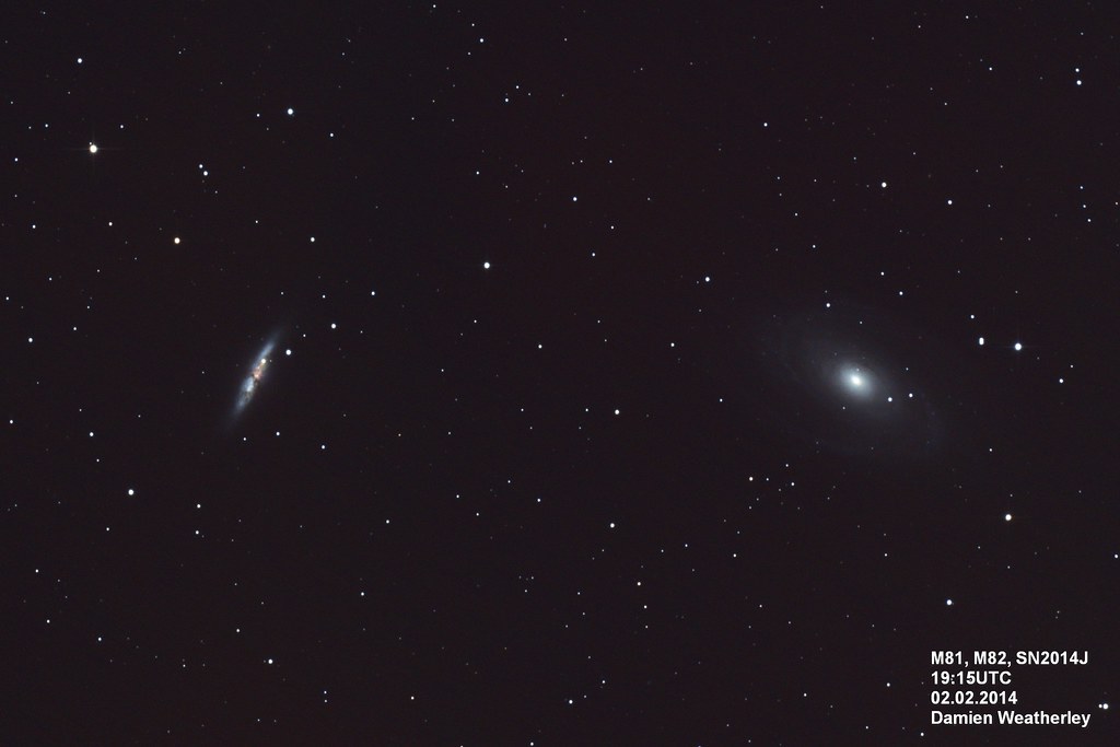 M81, M82, SN2014J