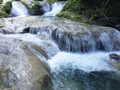 water waterfall jamaica swimminghole bluehole ochorios
