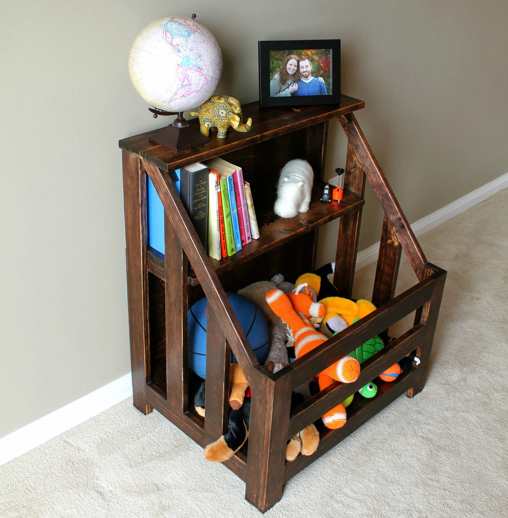 DIY Bookcase Toybox Wood