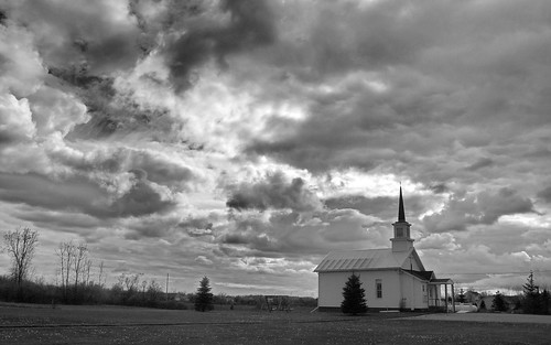 church rural cloudy small sunny cloudsstormssunsetssunrises