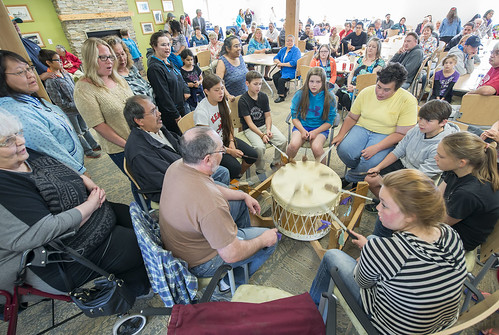 The Del Dumi Drum Group performs for the audience.