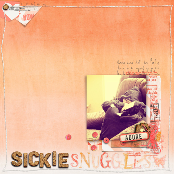 sickie snuggles-March 2014 by Carrie Arick- digiscrapgeek.blogspot.com