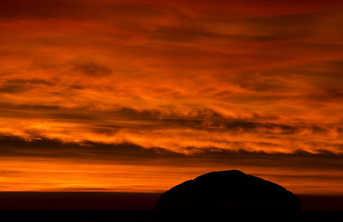 winter sunset sea sky orange seascape scotland clyde ayrshire paddysmilestone ailsacraig