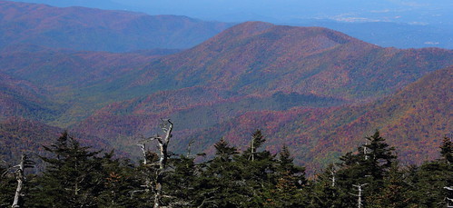 color tower fall observation point high tn state tennessee dome summit appalachian clingmans