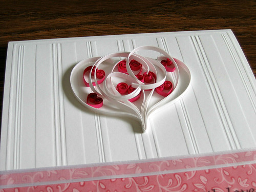Quilled Valentine Card Instructions