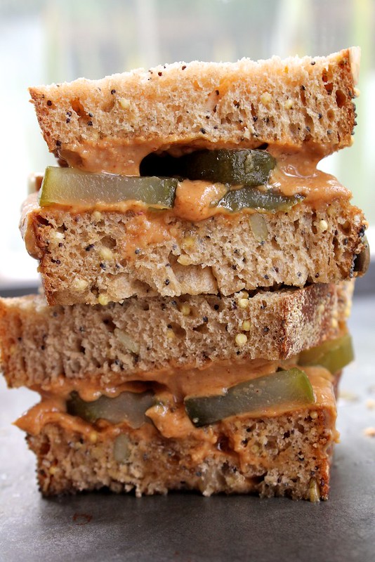 Peanut Butter + Pickle Sandwich