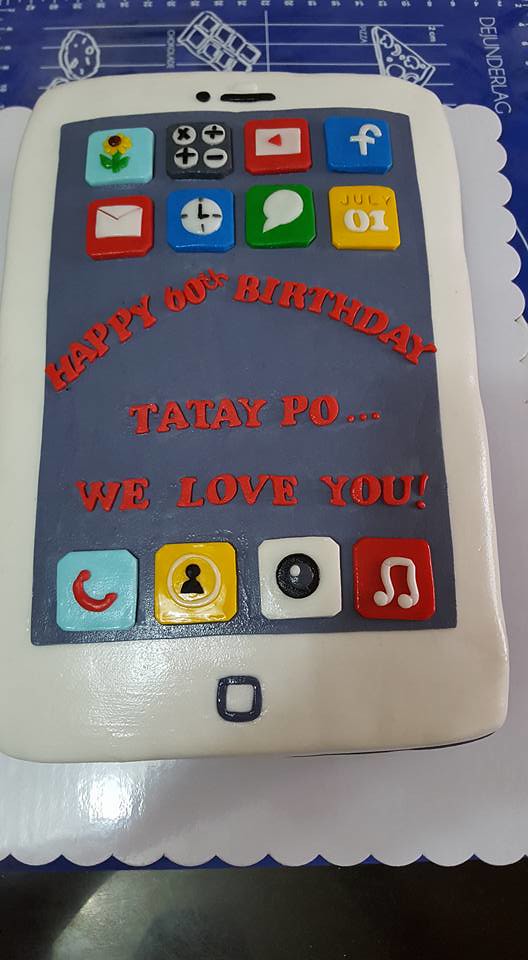 iPhone Cake by Mildred Albania Parallag‎