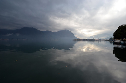 italy lake reflection water clouds lago day cloudy lakeside lombardia italie 41 lombardy lagodiseo lovere