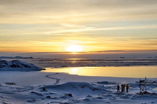 sunset ice bay nikon greenland disko ilulissat d90