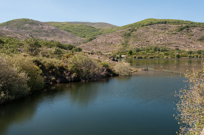 La presa de las Majadillas en Jaraíz de la Vera