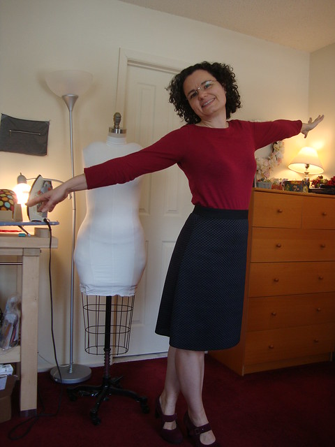 New Look 6843 as another knit skirt