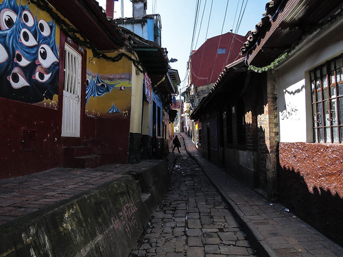 colombia bogota streetview lacandelaria