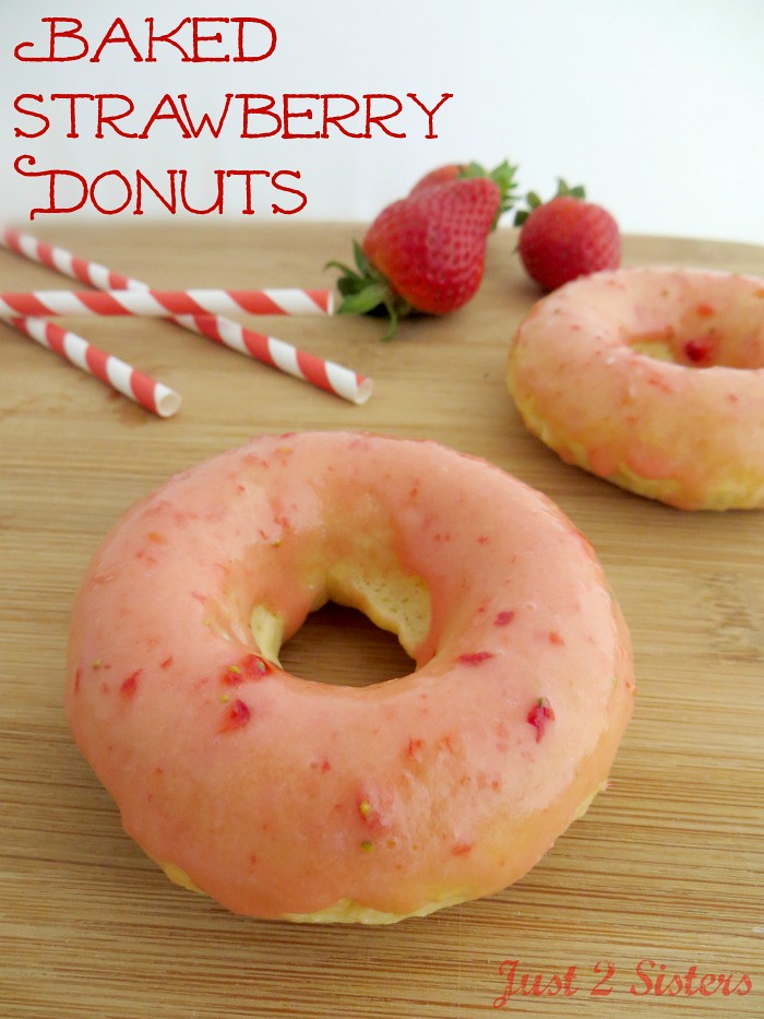 baked-Strawberry-Donuts