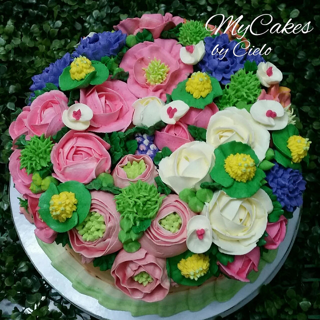 Buttercream Flower Cake Creations of MyCakes by Cielo