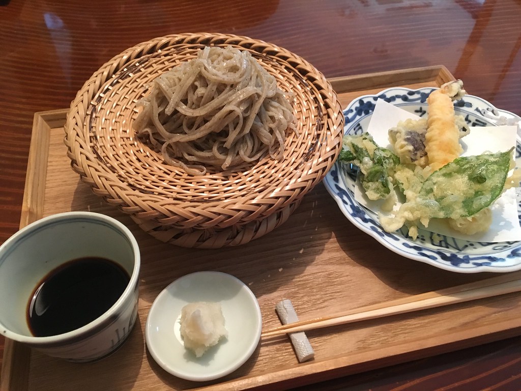 天ぷらとざる蕎麦