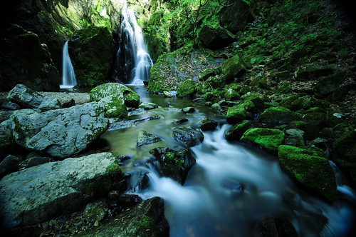 japan waterfall okayama fudo 岡山 不動の滝 真庭市 山乗渓谷