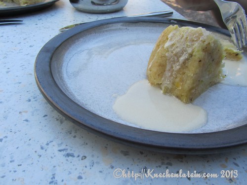 British Porree und Cheddar-Käse Pudding (2)