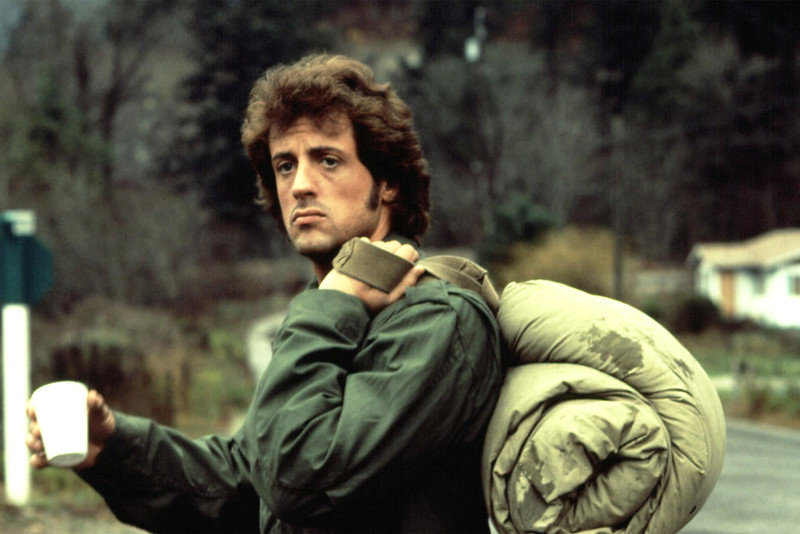 Сильвестр Сталлоне в роли Джона Рембо с 1982 года Сильвестр Сталлоне в роли Джона Рембо с 1982 года