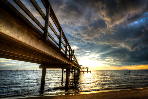 park sunset clouds coast pier gulf daphne mayday gulfcoast mobilebay nikond800 sitecoastal