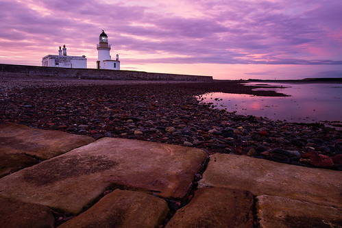 sunset sea lighthouse architecture landscape coast scotland blackisle gloaming fortrose