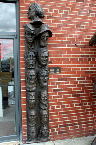 ohio sculpture art metal bronze midwest jesus zanesville georgewashington busts civilwarveteran leonardodavinci noahnorris ohiosculpture ohiosculptor