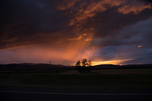sunset montana unitedstates gallatingateway