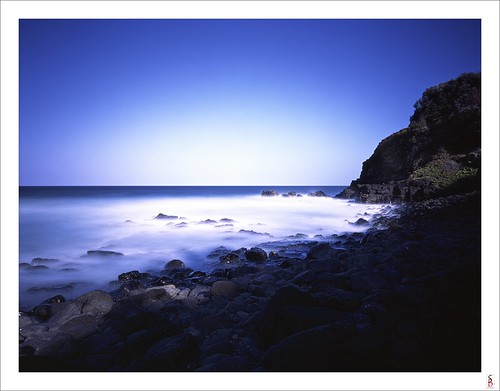 ocean longexposure sea cliff seascape film rock shoreline velvia le 4x5 f2 sinar boulderbeach lennoxhead shorescape sinarf2 stephenbird